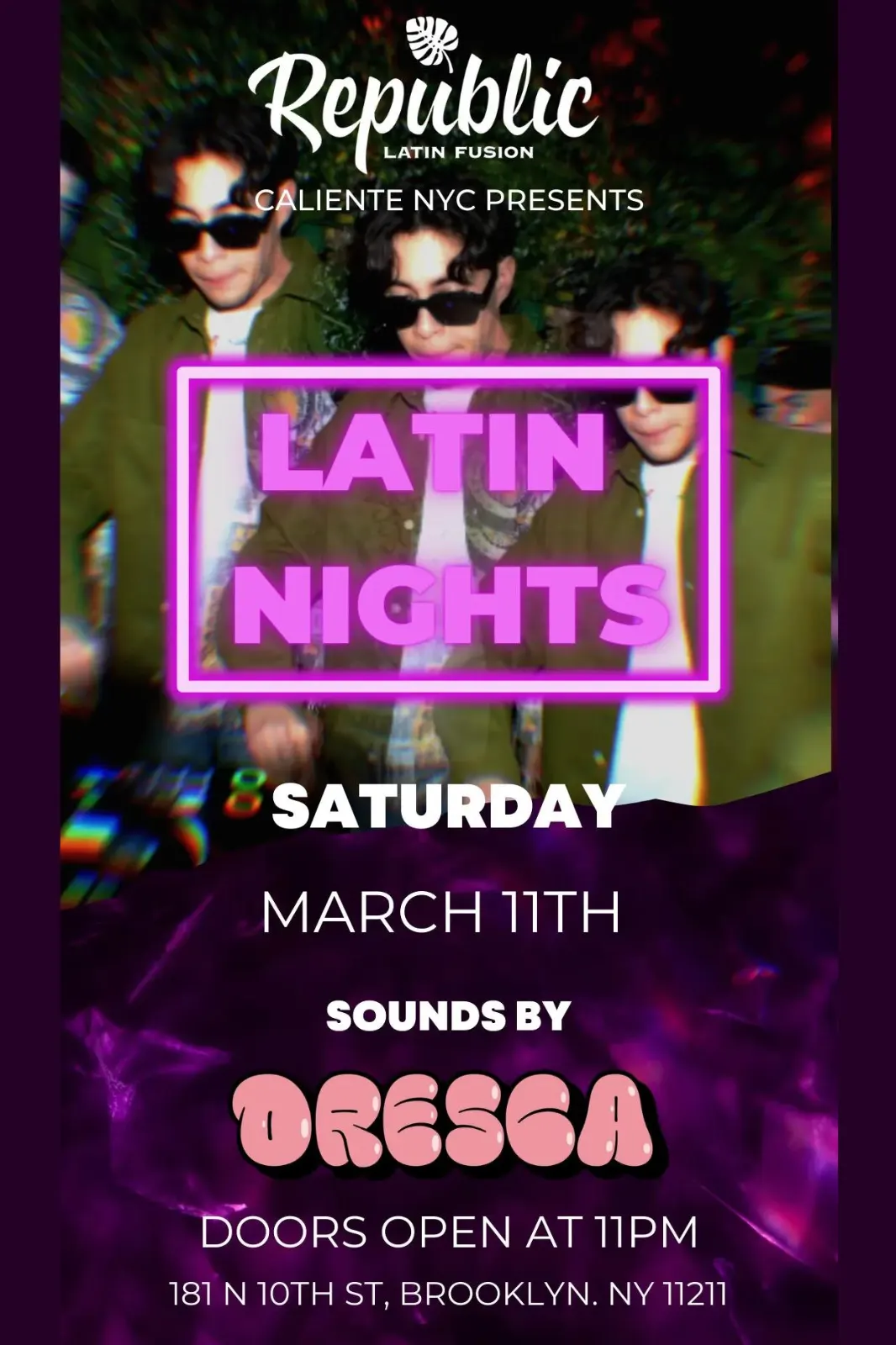 latin nights March 11